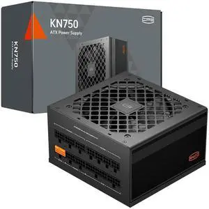 PCCOOLER CPS KN750 Fully Modular Power Supply, 80 PLUS Gold 750W PSU, Native 12V-2x6 Connector, ATX 3.1 & PCIe 5.1 Ready, Dual CPU Power Cables, 105°C Rated Japanese Capacitors, P3-KN750-G1F