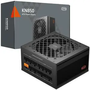 PCCOOLER CPS KN850 Fully Modular Power Supply, 80 PLUS Gold 850W PSU, Native 12V-2x6 Connector, ATX 3.1 & PCIe 5.1 Ready, Dual CPU Power Cables, 105°C Rated Japanese Capacitors, P3-KN850-G1F