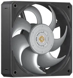 PCCOOLER CPS F9 R120 High-Speed 120mm Industrial Case Fan, 3-Phase 6-Slot Motor, NSK Daul Ball Bearing, LCP Material, 4-Pin PWM PC Fans w/ 3 Modes up to 3000RPM, Anti-Vibration Pads, Black