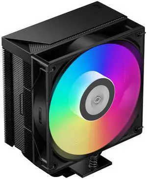 PCCOOLER CPS RT500 TC ARGB CPU Air Cooler, 5 Direct Contact Heat Pipes, 245W TDP, 152mm Tall, 120mm PWM Slient ARGB Fan, for Intel LGA1851/1700/1200/115X & AMD AM5/AM4, Black PCCOOLER CPS RT500 TC ARGB CPU Air Cooler, 5 Direct Contact Heat Pipes, 245W TDP, 152mm Tall, 120mm PWM Slient ARGB Fan, for Intel LGA1851/1700/1200/115X & AMD AM5/AM4, Black