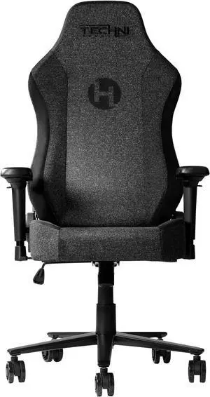 Techni Sport TSF65C Fabric Memory Foam Gaming Chair  Black