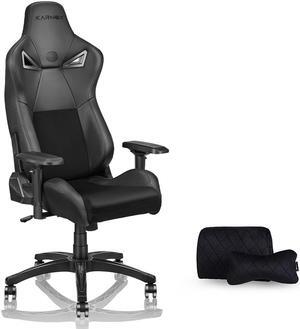 Ergonomic Gaming Chair,Adjustable Office Computer Chair with Lumbar Support ,Tall Back Swivel Chair with Headrest and Armrest,Comfortable Reclining Video Desk Chair with Suede Padded Sea