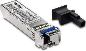 TRENDnet SFP to RJ45 Dual Wavelength Single-Mode LC Module, TEG-MGBS10D3, Must Pair with TEG-MGBS10D5 or a Compatible Module, Up to 10 km (6.2 Miles), Compatible with Standard SFP, Lifetime Protection