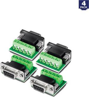 TRENDnet TI-S400, RS232 to RS422 RS485 Converter Adapter (4- Pack), Serial Port Data Converter