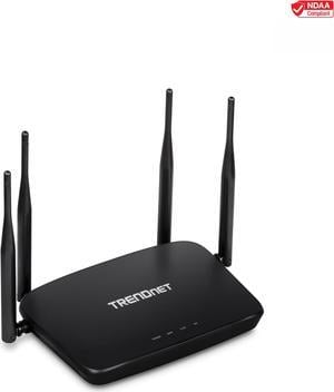 TRENDnet AC1200 Dual Band WiFi Router, TEW-831DR, Gigabit WAN Port, 4 x 5dBi Antennas, Wireless AC 867Mbps, Wireless N 300Mbps, Business/Home Wireless AC Router for High Speed Internet,MU-MIMO Support