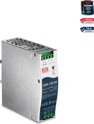 TRENDnet TI-S12048 DIN Rail 48V 120W Power Supply for TI-PG541 TRENDnet TI-S12048 DIN Rail 48V 120W Power Supply for TI-PG541