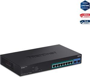 TRENDnet  10-Port Gigabit Web Smart PoE+ Switch, TPE-1021WS