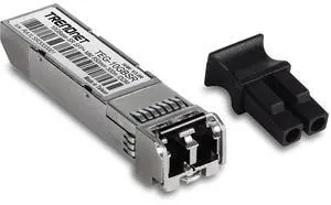 TRENDnet 10GBASE-SR SFP+ Multi Mode LC Module, TEG-10GBSR, Supports Distances up to 300m (984 feet, Hot Pluggable Fiber SFP+ Transceiver, 850nm Wavelength, Lifetime Protection, Silver