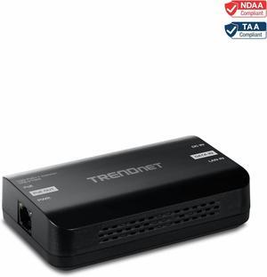 TRENDnet 10G PoE++ Injector, TPE-318GI, Converts a NonPoE Port to A PoE++ 10G Port, Supplies PoE (15.4W), PoE+ (30W), or PoE++ (90W)