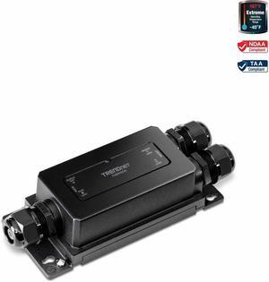 TRENDnet TI-BEP200, 2-Port Industrial Outdoor Gigabit Active/Passive PoE+
Extender