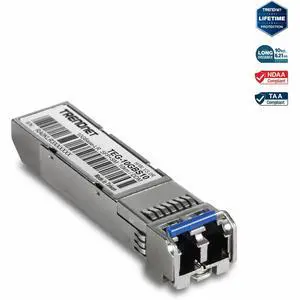 TRENDnet TEG-10GBS10 10GBASE-LR SFP+ Single Mode LC Module (10KM with DDM)