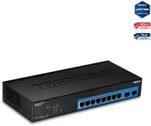 TRENDnet TEG-082WS 10-Port Gigabit Web Smart Switch