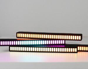 rgb voice-activated pickup rhythm light desktop electronic car voice-activated atmosphere colorful usb level spectrum music light