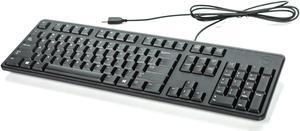 Dell OEM USB Slim Quiet 104-Key External Keyboard Black 4G481