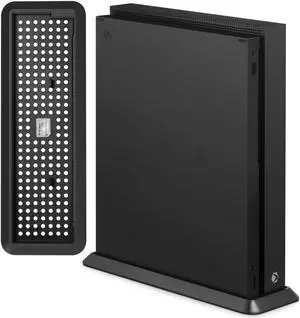 Vertical Stand for Xbox One X Werleo Non-slip Vertical Stand for Xbox One X Black