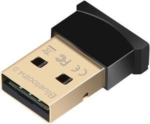 Bluetooth USB Adapter CSR 4.0 USB Dongle Bluetooth Receiver Transfer Wireless Adapter for Laptop PC Support Windows 10/8/7/Vista/XP Mouse and Keyboard Headset