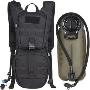 Tactical Hydration Pack Backpack 900D with 3L Water Bladder for Hiking Climbing