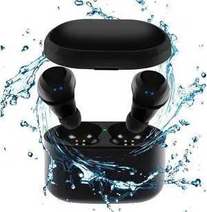 Wireless Earbuds Bluetooth Touch Control Stereo Mini Earphones With Charging Case Built-in Mic Sports Sweatproof Noise Cancelling Bluetooth In-Ear Headset For Iphone Samsung Ipad And Android Phone