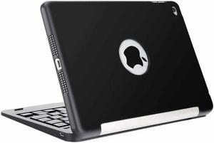 iPad Mini 4 Case with Keyboard Bluetooth Wireless Keyboard Folio Flip Smart Cover with Folding Stand and Auto Sleep Wake Function for iPad Mini 4 2015 Release Model A1538 A1550