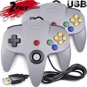 Generic Classic N64 Controller, Wired USB PC Game pad Joystick for Windows PC MAC Linux Raspberry Pi 3 Sega Genesis Higan