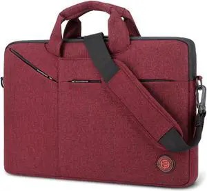Laptop Bag 15.6 Inch Water Resistant Briefcase Shoulder Messenger Bag Water Repellent Laptop Bag Satchel Tablet Bussiness Carrying Handbag Laptop Sleeve for Macbook Computer Notebook Women and Men