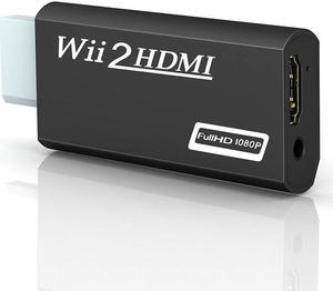 Wii to hdmi Converter Werleo wii to hdmi adapter wii to hdmi 1080p 720p connector Output Video & 3.5mm Audio - Supports All Wii Display Modes