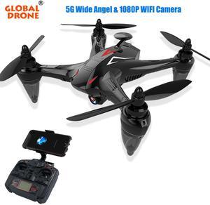 GPS FPV RC Drone with Camera Live Video GPS Return Home Quadcopter with Adjustable Wide-Angle 1080P HD 5GHz WIFI Camera Follow Me Brushless Quadcopter