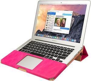 Macbook Air 13 inch Case Premium Quality PU Leather Book Cover Folio Flip Case laotop Sleeve Protective Cover with Stand Function for Apple Macbook Air 13" Model A1369 / A1466 Case