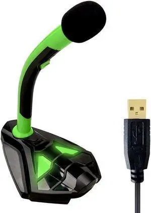 Voice Desktop USB Microphone for Computer Laptop PC Mac and PS4 - High Definition Quality Audio for Recording, Gaming, Streaming, YouTube & Podcast Mic