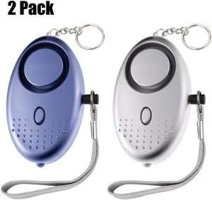 Personal Alarm for Women 140DB Emergency Self-Defense Security Alarm Keychain with LED Light for Women Kids and Elders-2 Pack