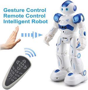 Werleo Remote Control Robot For Kids Intelligent RC Programmable Robot With Infrared Controller Toys Dancing Singing LED Eyes Gesture Sensing Robot Kit For Childrens Entertainment