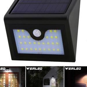 Solar Lights Outdoor 28 LED Solar Motion Sensor Lights – Waterproof Security Light – Solar Wall Lights with Motion Activated Auto ON Off for Outdoor Deck Patio Backdoor Driveway Garage Garden