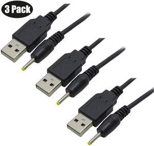 Werleo 3-Pack 3ft USB 2.0 A Type Male to DC 5.5 x 2.5mm DC 5V Power Plug Connector Cable usb to 5v power cable usb to dc power cable