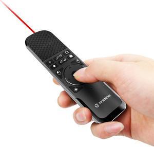 Wireless Presenter with Mouse Functions Presentation Clicker 2.4GHz Wireless Presenter Remote Presentation Remote Control PowerPoint PPT Clicker