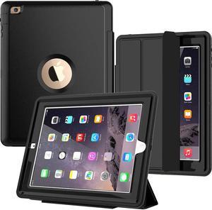 iPad 2 3 4 Case Ultra Slim Lightweight Stand Case with Auto Wake Sleep Function Three Layer Drop Protection Rugged Protective Case Smart Cover for Apple iPad 2 iPad 3 iPad 4