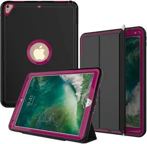 iPad Pro 10.5 Case Three Layer Heavy Duty Drop Protection Ultra Slim Stand Cover Auto Sleep Wake Full Body Protective Case for New Apple iPad Pro 10.5 Inch Model A1701 A1709 Cover