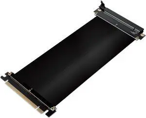 Werleo New PCI Express PCIe 3.0 16x Flexible Extender Riser Cable Card Extension Port Adapter High Speed Riser Card GPU Riser Extender - 20cm / 90 Degrees