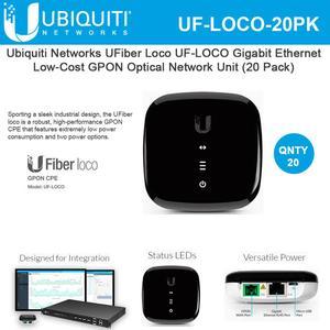 Ubiquiti Networks UFiber Loco UF-LOCO Gigabit Ethernet Low-Cost GPON Optical Network Unit (20-pack)