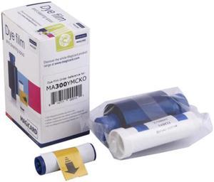 Magicard Dye Film, YMCKO Color Ribbon, 300 prints (MA300YMCKO)