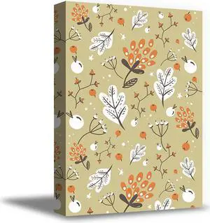 Awkward Styles Thanksgiving Canvas Wall Art Rowan Leaves Home Decor Prints