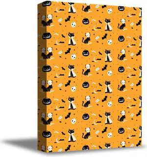 Awkward Styles Halloween Canvas Wall Art Fall Pattern Home Decor Prints