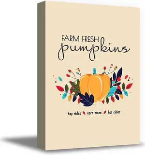 Awkward Styles Thanksgiving Canvas Wall Art Give Thanks Animal Home Decor Prints