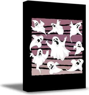 Awkward Styles Halloween Canvas Wall Art Ghosts Home Decor Prints