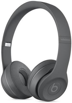 Refurbished Beats by Dr Dre Beats Solo3 Wireless Bluetooth OnEar Headphones Asphalt Gray