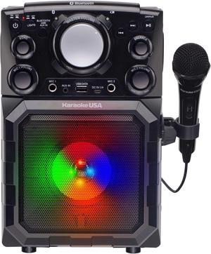Karaoke USA GQ410 Portable MP3 Karaoke Player system - Black