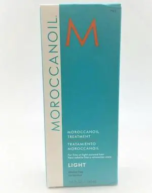 MoroccanOil Treatment Light Hair Oil with Pump 3.4 Oz