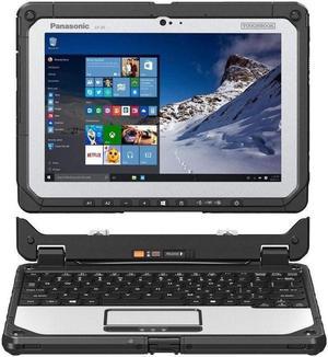 Panasonic Toughbook CF-20, 10.1" Multi Touch, 1920x1200, m5-6Y57@1.1GHz, 8GB RAM, 128GB SSD, Wi-Fi, Bluetooth, HDMI, Webcam, Rear Camera, Emissive Backlit Keyboard, Barcode Reader, Win 10 Pro, 4G LTE