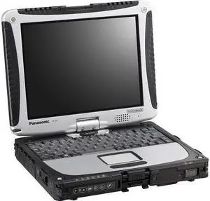 Panasonic Toughbook CF-19 MK8, Fully Rugged Convertible Laptop, Touch, 10.1" XGA, Intel Core i5-3610ME @ 2.70GHz, 8GB RAM, 256GB SSD, Windows 10 Pro, 90-Day Warranty
