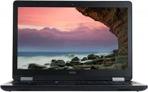Dell Latitude E5570, Laptop, Intel Core i5-6200U @ 2.30GHz, 15.6" HD, 8GB, 500GB SATA SSD, Backlit Keyboard, Webcam, Windows 10 Pro