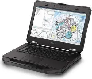 Dell Latitude 5414 Rugged, Laptop, 14" HD, Touch, Outdoor Readable, Intel Core i7-6600U, 16GB, 256GB SSD, Webcam, Windows 10 Pro